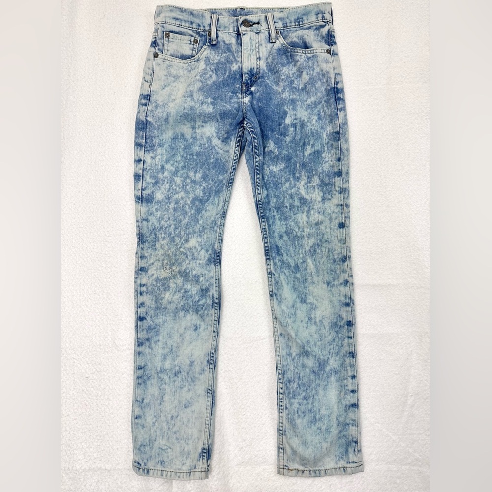 Levi’s 511 EUC 30x30 Acid Wash Throwback Jeans 2014